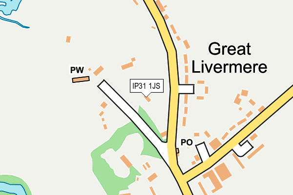 IP31 1JS map - OS OpenMap – Local (Ordnance Survey)