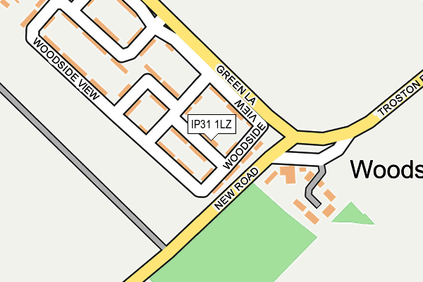 IP31 1LZ map - OS OpenMap – Local (Ordnance Survey)
