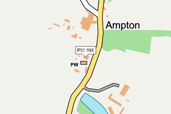 IP31 1NX map - OS OpenMap – Local (Ordnance Survey)