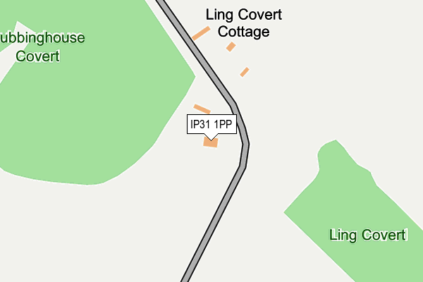 IP31 1PP map - OS OpenMap – Local (Ordnance Survey)