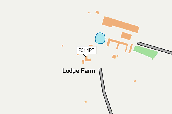 IP31 1PT map - OS OpenMap – Local (Ordnance Survey)