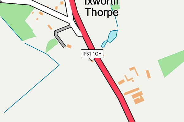 IP31 1QH map - OS OpenMap – Local (Ordnance Survey)