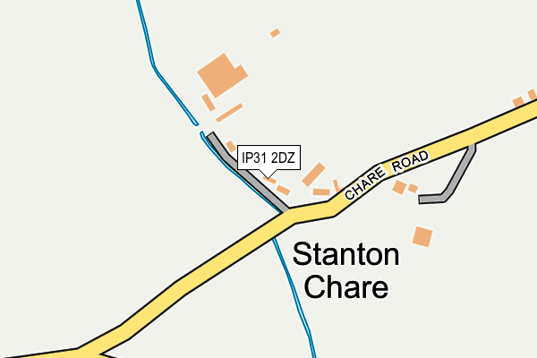 IP31 2DZ map - OS OpenMap – Local (Ordnance Survey)