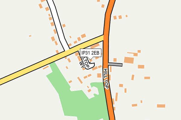 IP31 2EB map - OS OpenMap – Local (Ordnance Survey)