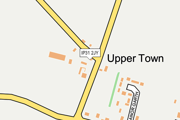 IP31 2JY map - OS OpenMap – Local (Ordnance Survey)