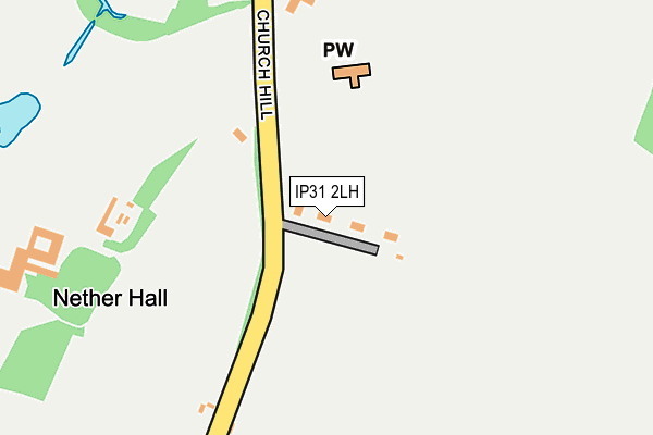 IP31 2LH map - OS OpenMap – Local (Ordnance Survey)