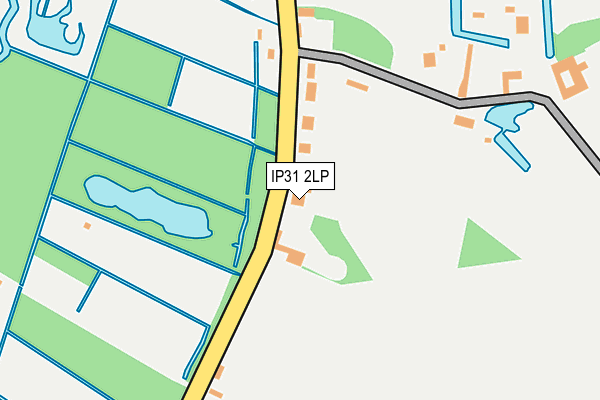 IP31 2LP map - OS OpenMap – Local (Ordnance Survey)