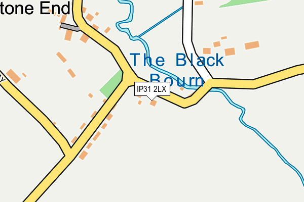 IP31 2LX map - OS OpenMap – Local (Ordnance Survey)