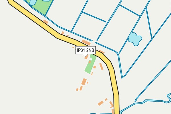 IP31 2NB map - OS OpenMap – Local (Ordnance Survey)