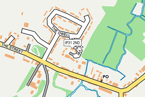 IP31 2ND map - OS OpenMap – Local (Ordnance Survey)