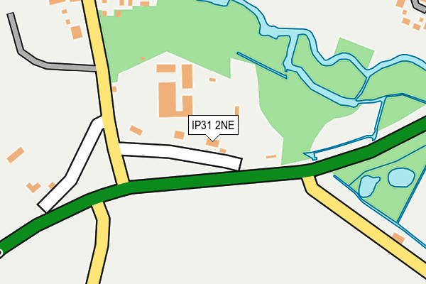 IP31 2NE map - OS OpenMap – Local (Ordnance Survey)