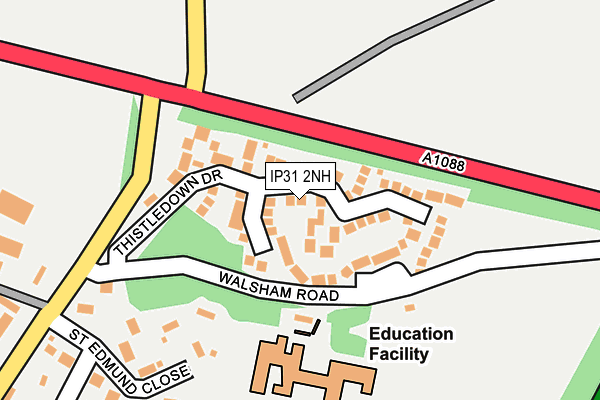 Map of RH MARKETING LIMITED at local scale
