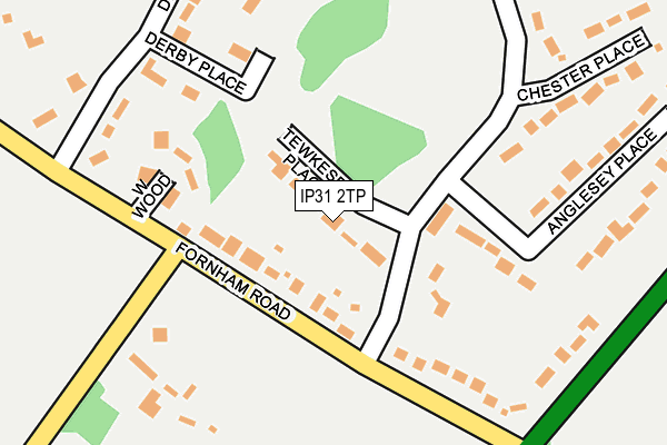 IP31 2TP map - OS OpenMap – Local (Ordnance Survey)
