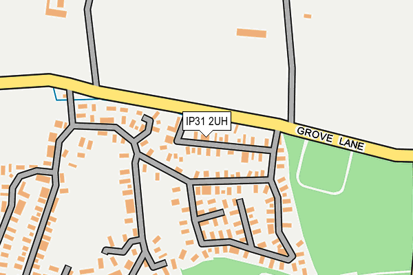 IP31 2UH map - OS OpenMap – Local (Ordnance Survey)