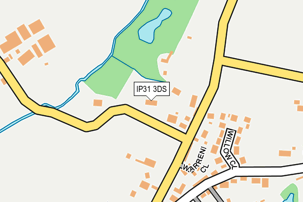 IP31 3DS map - OS OpenMap – Local (Ordnance Survey)