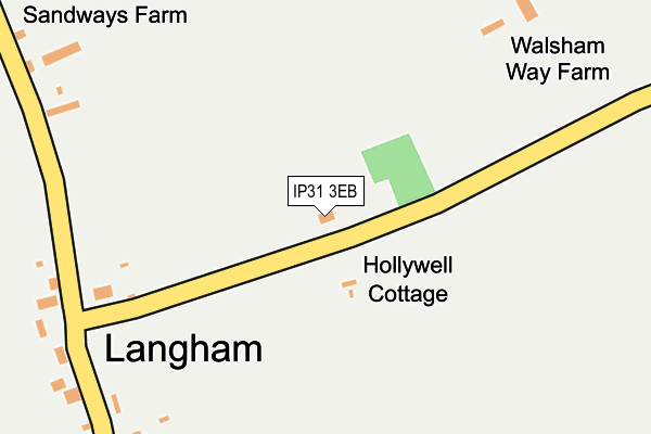 IP31 3EB map - OS OpenMap – Local (Ordnance Survey)