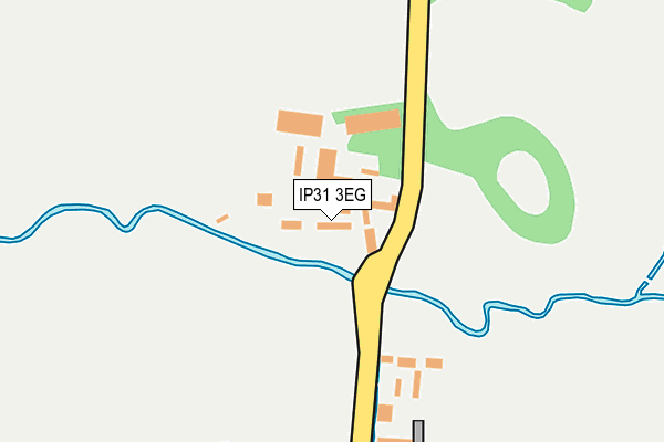 IP31 3EG map - OS OpenMap – Local (Ordnance Survey)