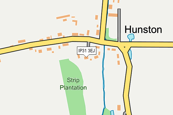 IP31 3EJ map - OS OpenMap – Local (Ordnance Survey)