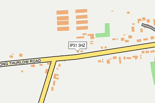 IP31 3HZ map - OS OpenMap – Local (Ordnance Survey)