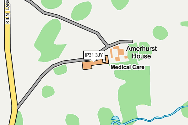 IP31 3JY map - OS OpenMap – Local (Ordnance Survey)
