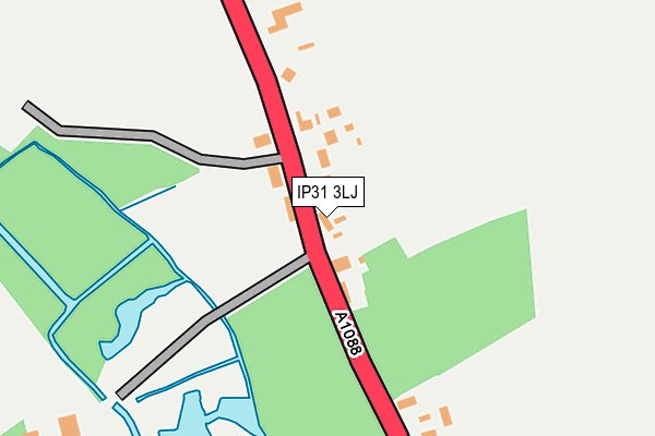 IP31 3LJ map - OS OpenMap – Local (Ordnance Survey)