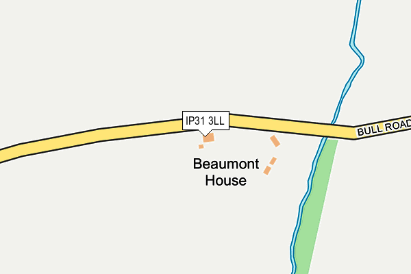 IP31 3LL map - OS OpenMap – Local (Ordnance Survey)