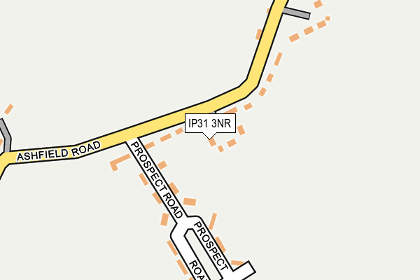 IP31 3NR map - OS OpenMap – Local (Ordnance Survey)