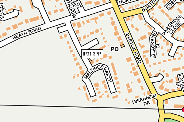 Map of EWIN RESIDENTIAL LIMITED at local scale