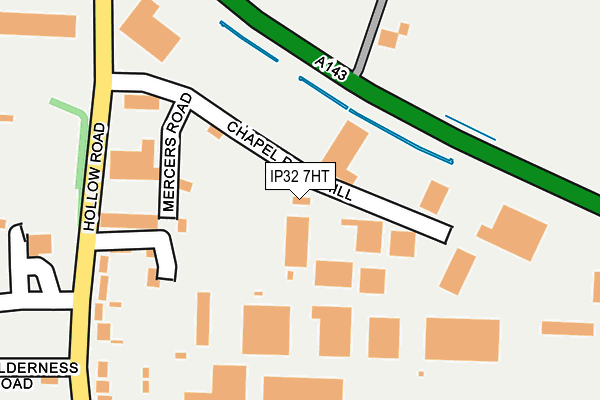 Map of NEILL'S MATERIALS LIMITED at local scale