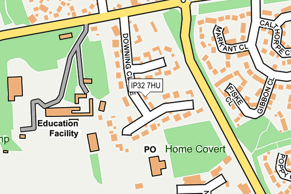 Map of P JACOBS CONSULTING LIMITED at local scale