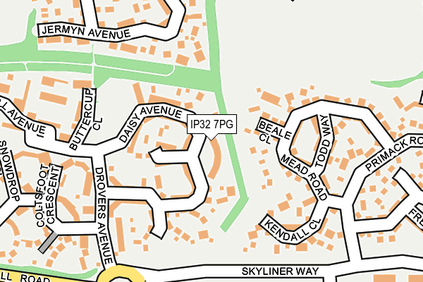 Map of STONEACRES PARK LIMITED at local scale