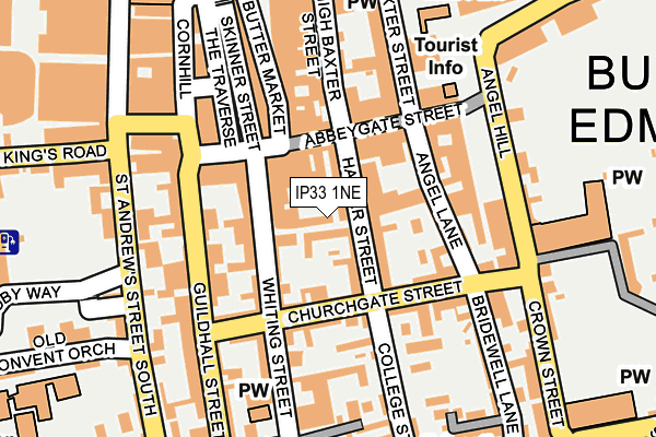 Map of CHURCHGATE TRUSTEES LIMITED at local scale