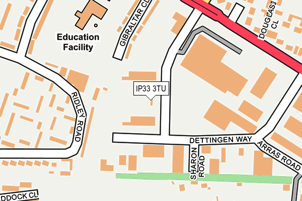 Map of ROBINA CAWSTON LTD at local scale