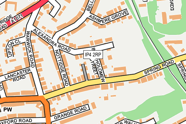 IP4 2RP map - OS OpenMap – Local (Ordnance Survey)