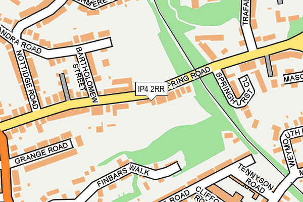 IP4 2RR map - OS OpenMap – Local (Ordnance Survey)
