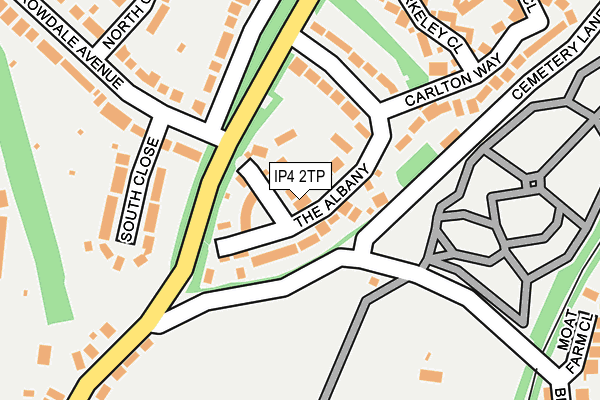 IP4 2TP map - OS OpenMap – Local (Ordnance Survey)