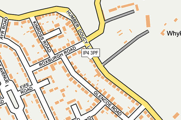 IP4 3PF map - OS OpenMap – Local (Ordnance Survey)
