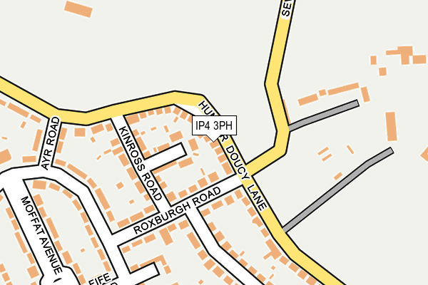 IP4 3PH map - OS OpenMap – Local (Ordnance Survey)