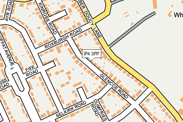 IP4 3PP map - OS OpenMap – Local (Ordnance Survey)