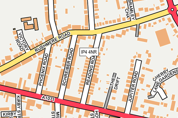 IP4 4NR map - OS OpenMap – Local (Ordnance Survey)