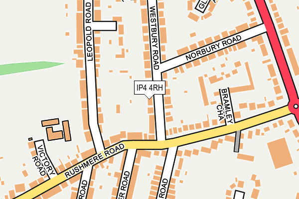 IP4 4RH map - OS OpenMap – Local (Ordnance Survey)