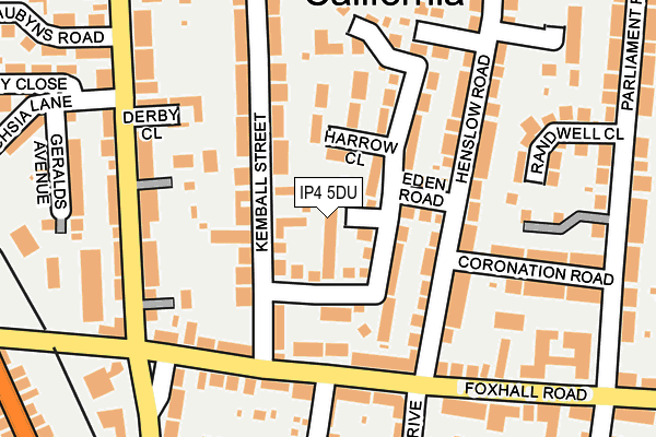 IP4 5DU map - OS OpenMap – Local (Ordnance Survey)