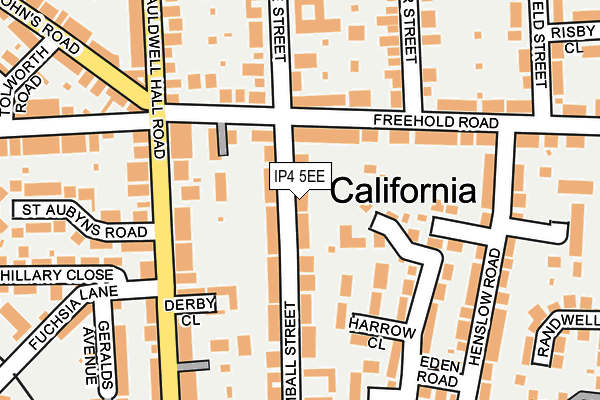 IP4 5EE map - OS OpenMap – Local (Ordnance Survey)
