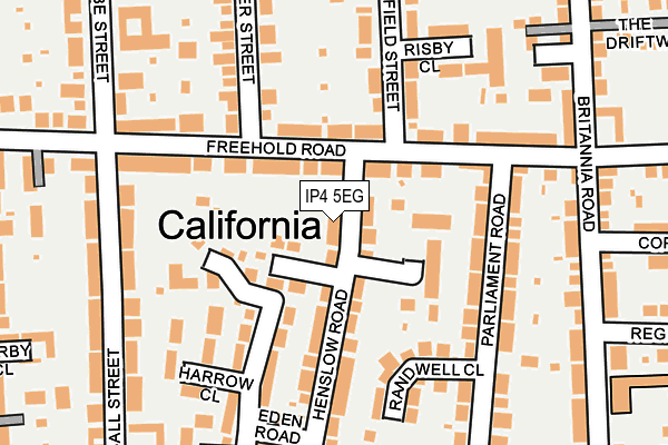 IP4 5EG map - OS OpenMap – Local (Ordnance Survey)