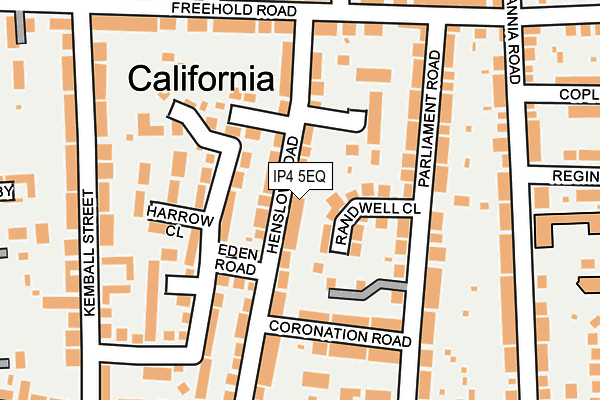 IP4 5EQ map - OS OpenMap – Local (Ordnance Survey)