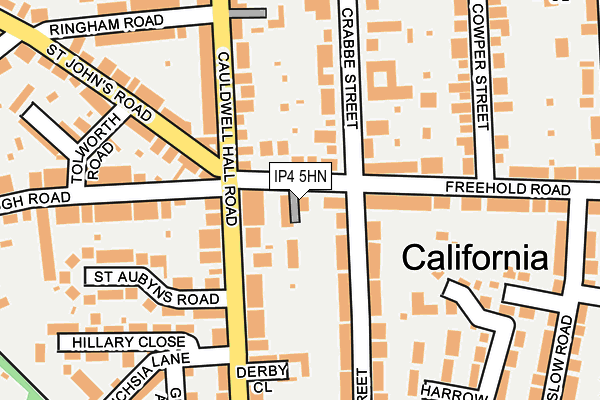 IP4 5HN map - OS OpenMap – Local (Ordnance Survey)