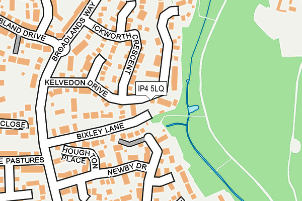 IP4 5LQ map - OS OpenMap – Local (Ordnance Survey)