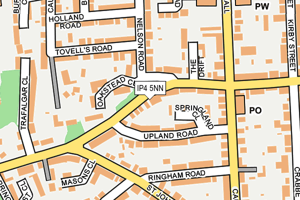 IP4 5NN map - OS OpenMap – Local (Ordnance Survey)