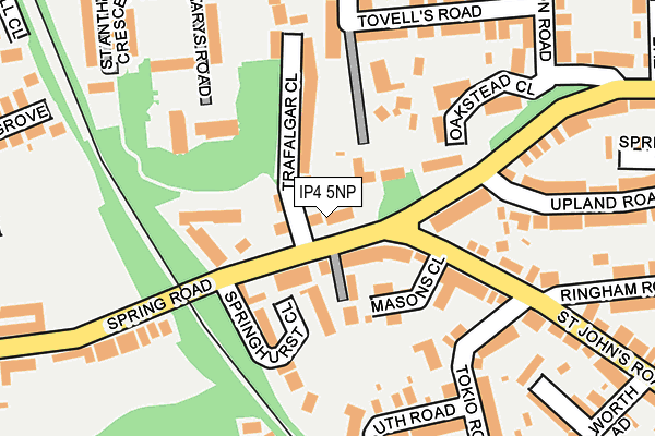 IP4 5NP map - OS OpenMap – Local (Ordnance Survey)