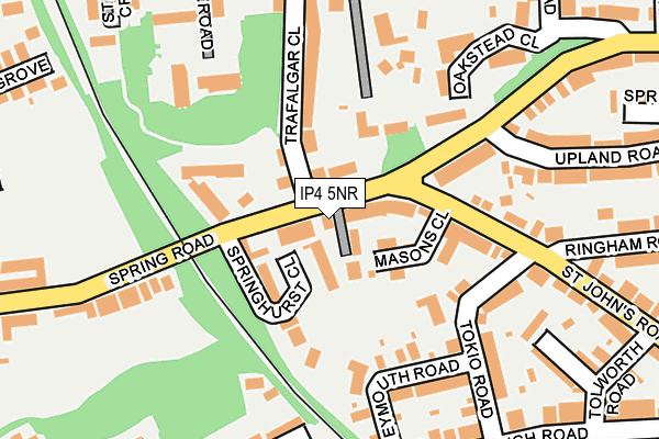 IP4 5NR map - OS OpenMap – Local (Ordnance Survey)